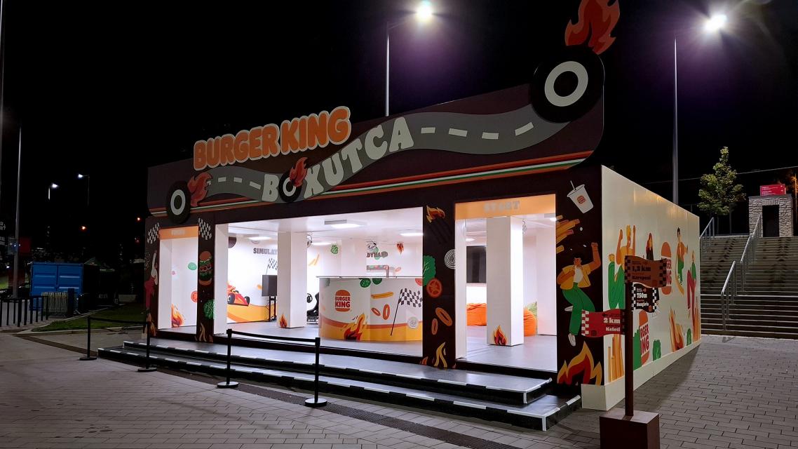 Burger King Pit Lane Installation | Red Bull Showrun | Puskás Aréna | 2025