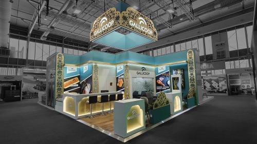 2025 Gallicoop Saudi Food Show Riyadh Completed Exhibition Stand 